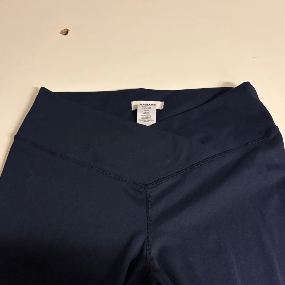 Garage Dark Blue Cross High-Waisted Leggings - Picture 3 of 7